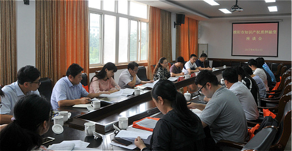 濮阳市举办知识产权质押融资工作座谈会