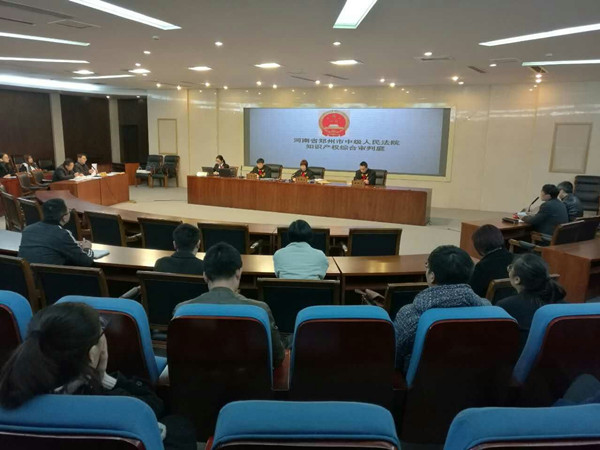 郑州市中级人民法院知识产权综合审判庭走进郑州高新区