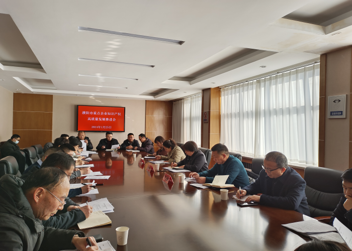 濮阳市召开重点企业知识产权高质量发展推进会
