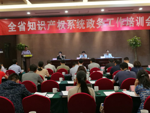 濮阳市知识产权局在全省知识产权系统政务工作培训会上作典型发言